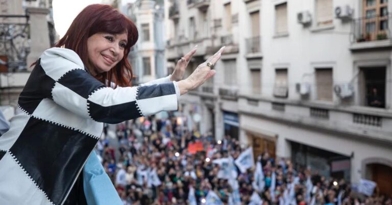 Cristina Kirchner balcon