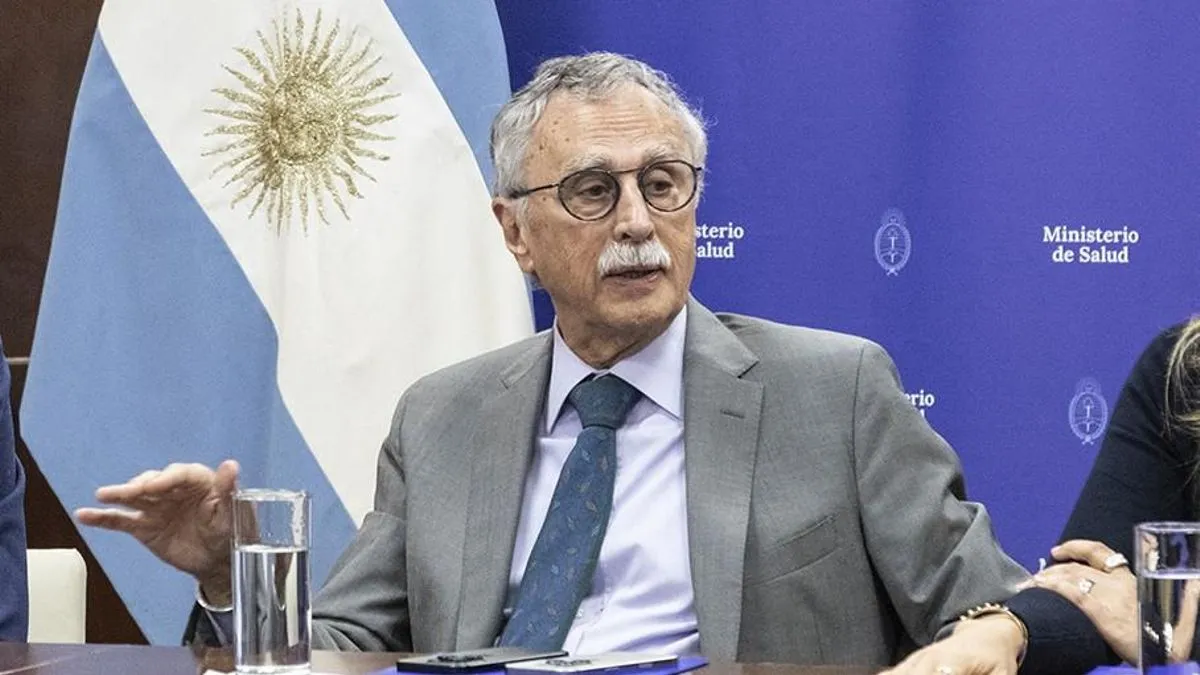 Mario Lugones, ministro de Salud.